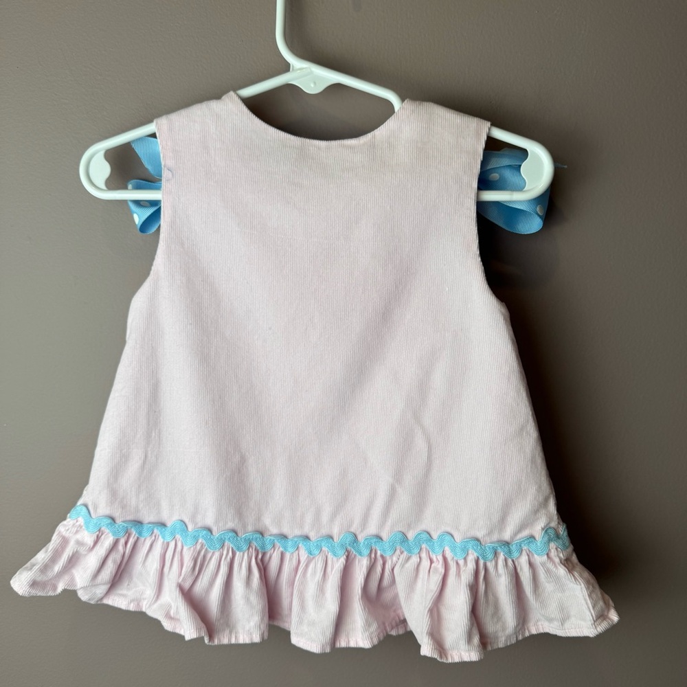 The Bailey Boys Pink Corduroy Kitty Princess Dress 12M - Picture 9 of 11